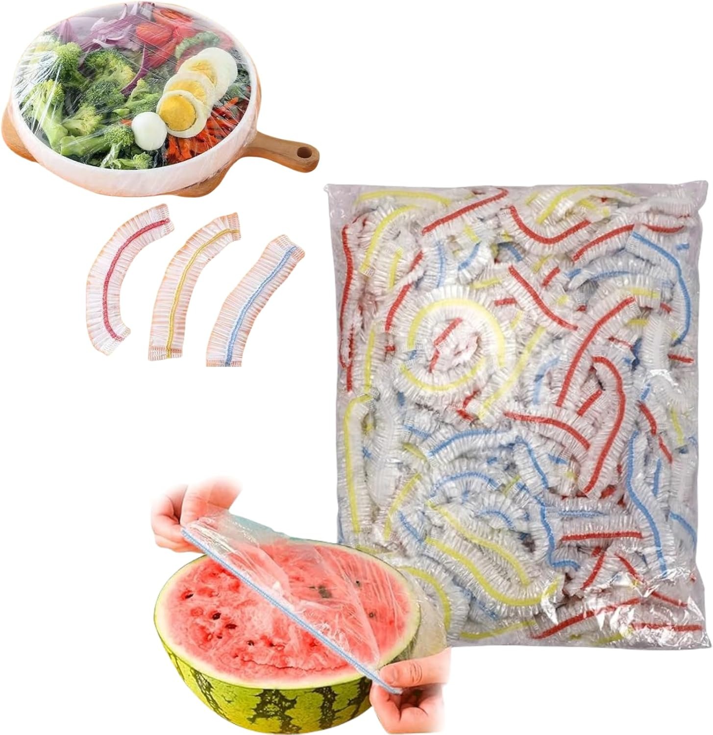 Best Food Storage - 100pcs Disposable Plastic Wrap/Food-Grade Household Plastic