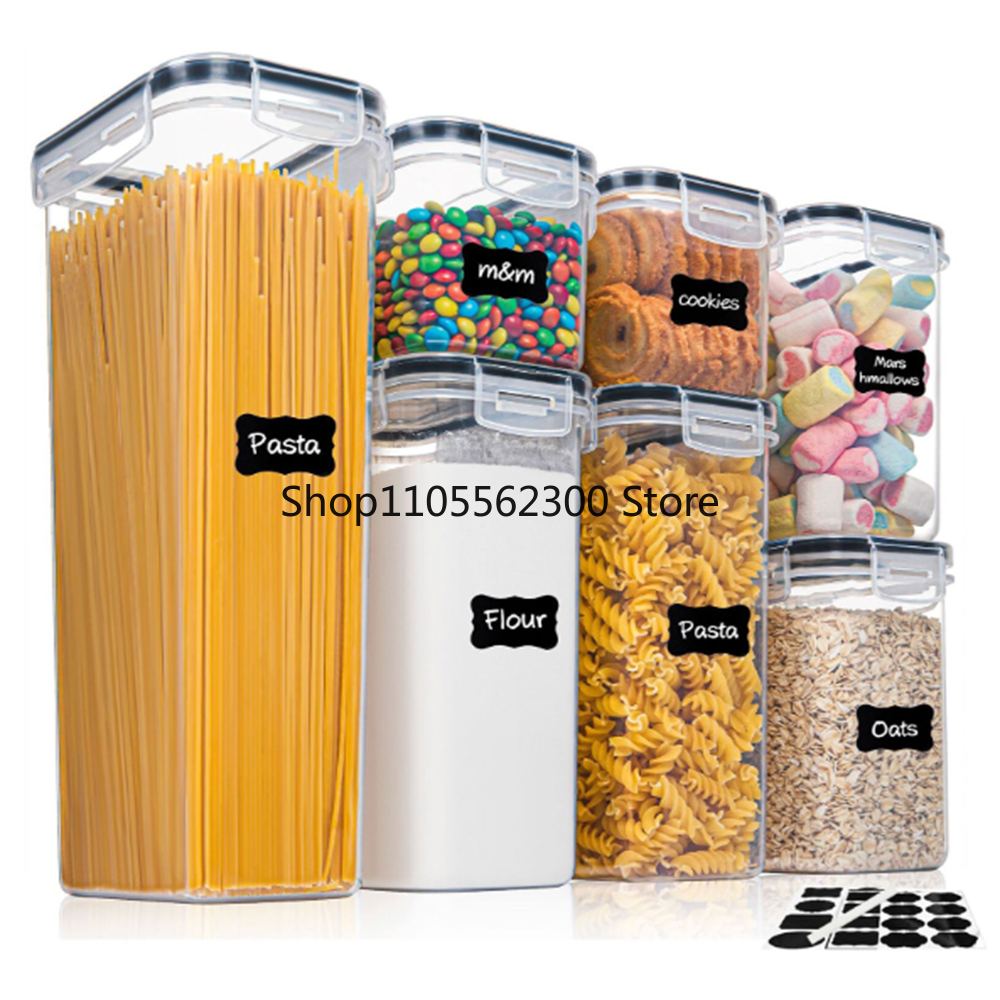 Food Storage Kitchen Container Set - Kitchen 7pcs Food Containers Set BPA