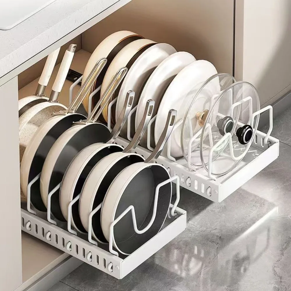 Food Storage Room - Kitchen Cabinet Pull Out Tray Organizer