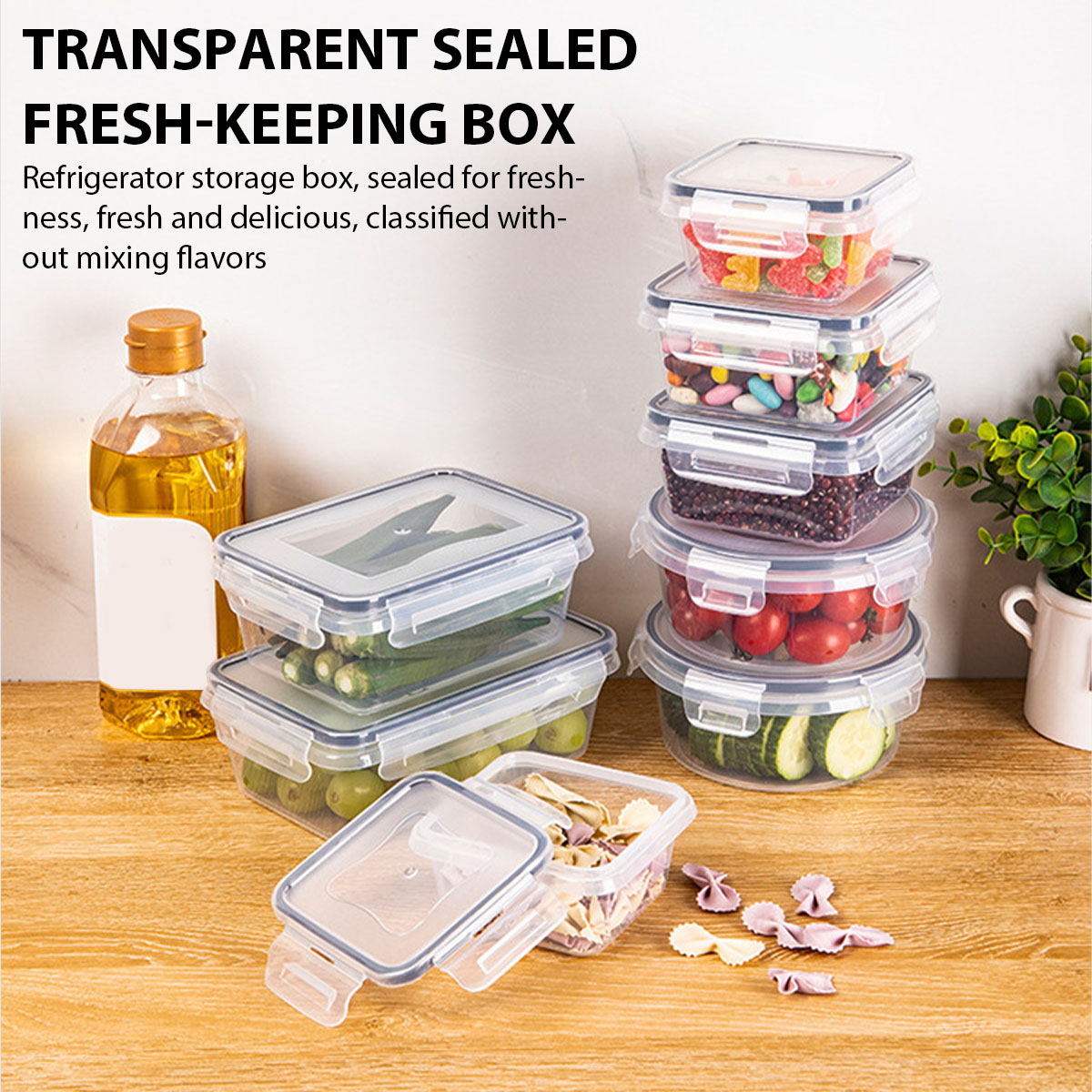 Food Storage Bowls - 24Pcs/set Food Storage Box Set Kitchen