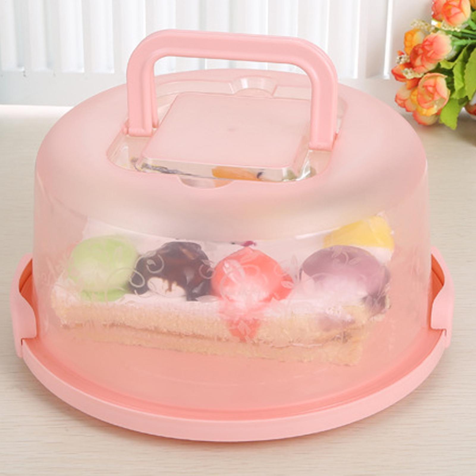 Food Storage Box Set - Handheld Cake Carrier Reusable Airtight Box