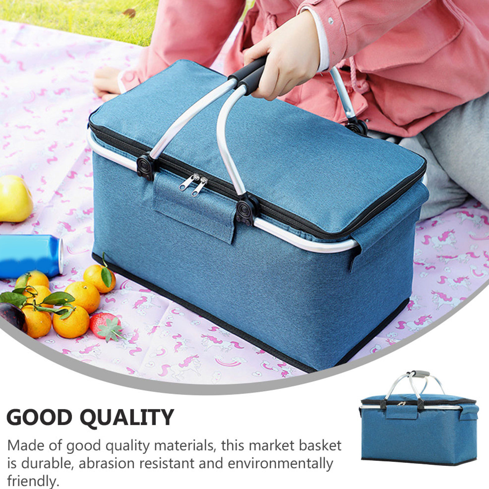 Food Storage To Keep Warm - 1Pcs Foldable Insulated Picnic Basket Strong