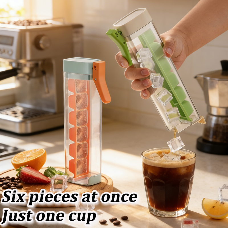 Food Storage Silicone - Ice Cube Tray with Lid Easy