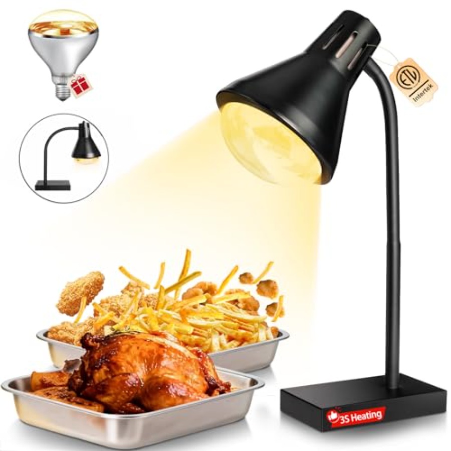 Portable Food Warmer - Portable Food Heat Lamp [Fast and