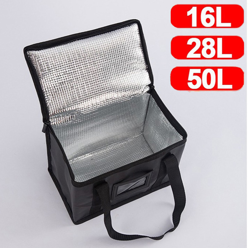 1pc Large Insulated Picnic Bag - Food Storage Hiking recension och pris