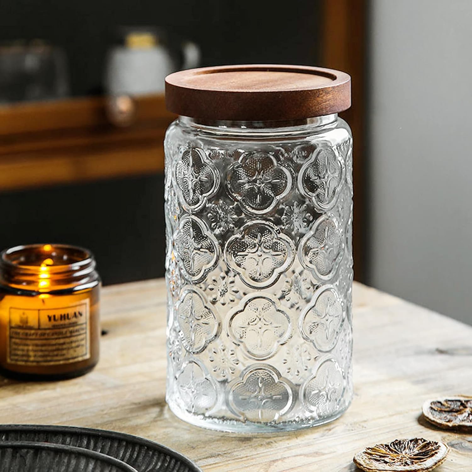 35oz/1000ml Glass Storage Jars - Food Storage Jar Glass recension och pris