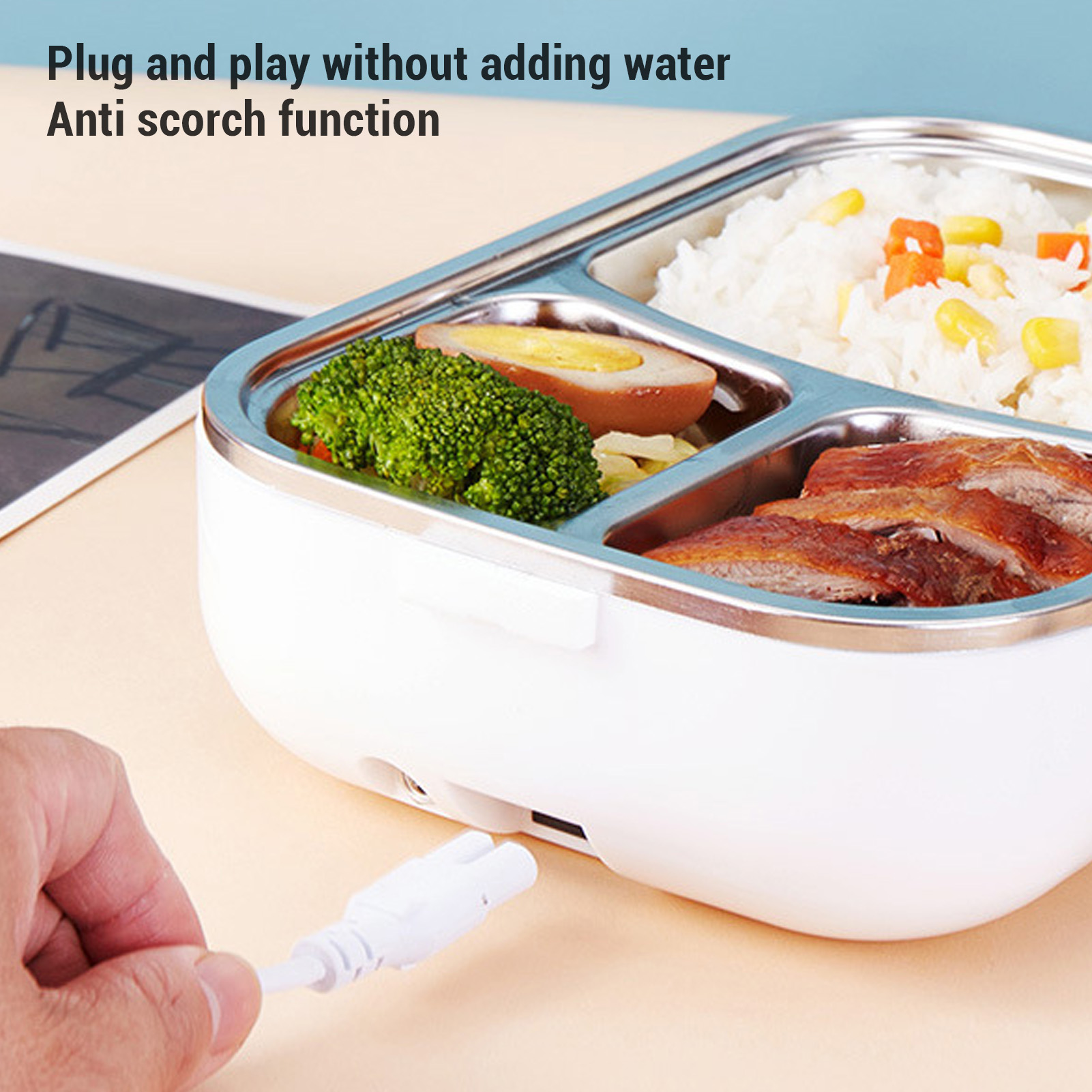 Electric Lunch Box 40W 1.2L 30 - Portable Food Warmer recension och pris