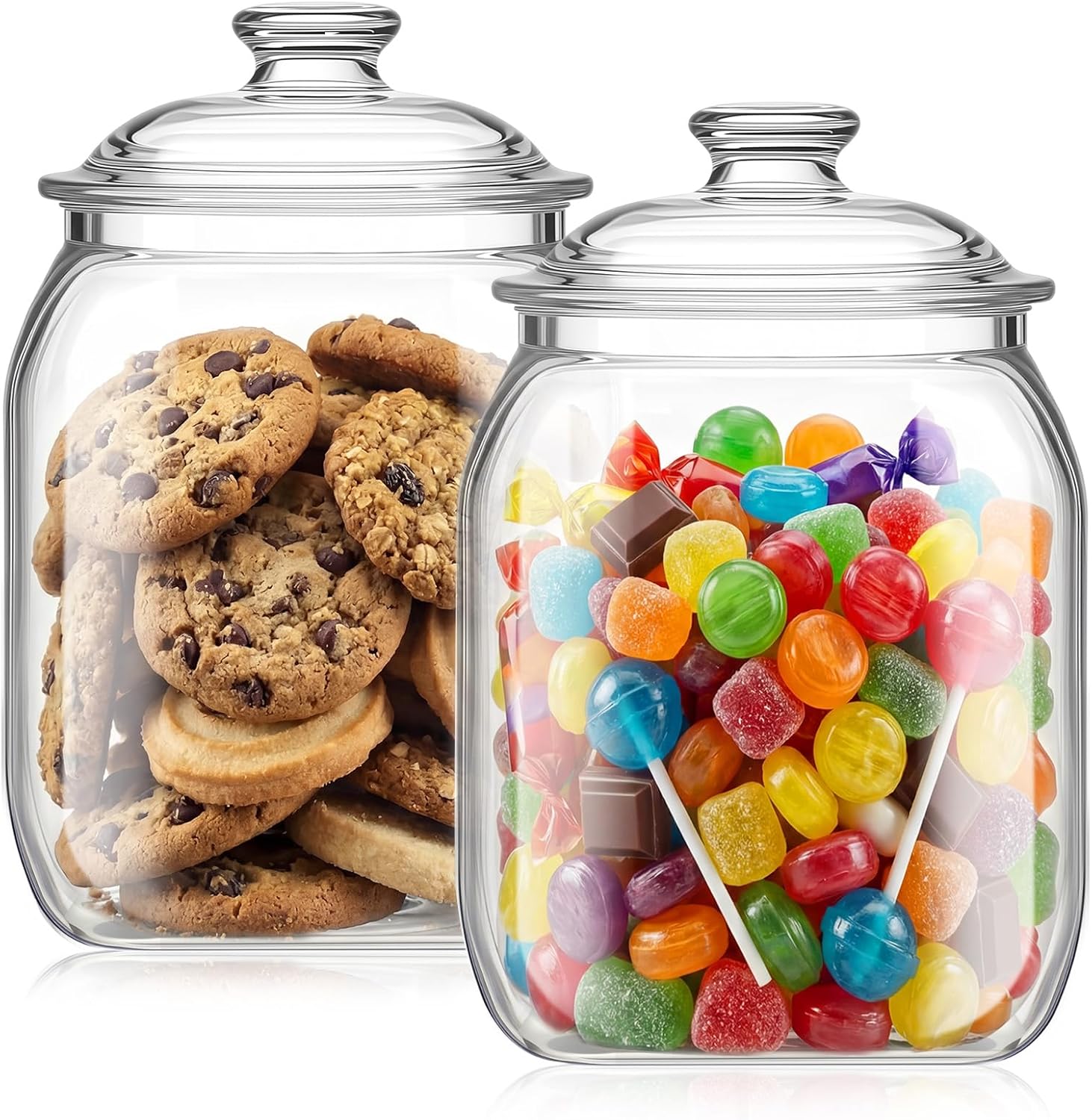 2 Pack Acrylic Cookie Candy Ja - Food Storage Plastic recension och pris