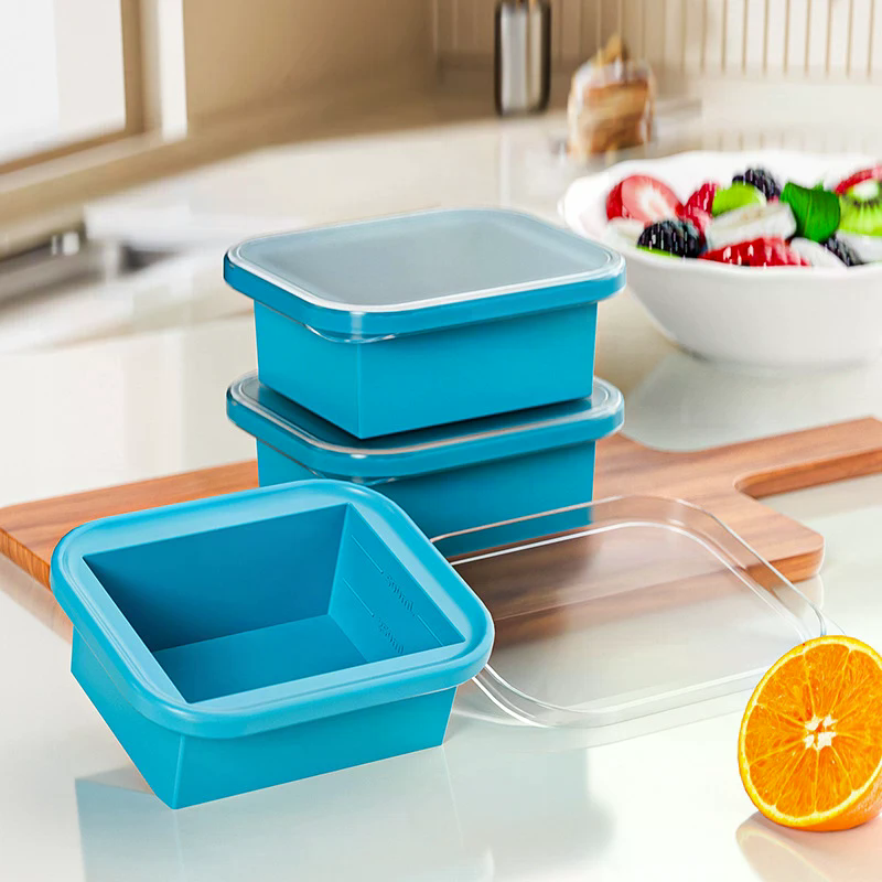 Silicone Freezing Tray With Pl - Food Storage Silicone recension och pris