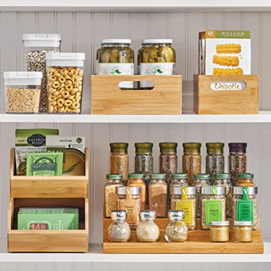 Bamboo Spice and Food Kitchen  - Food Storage Kitchen Cabinet recension och pris