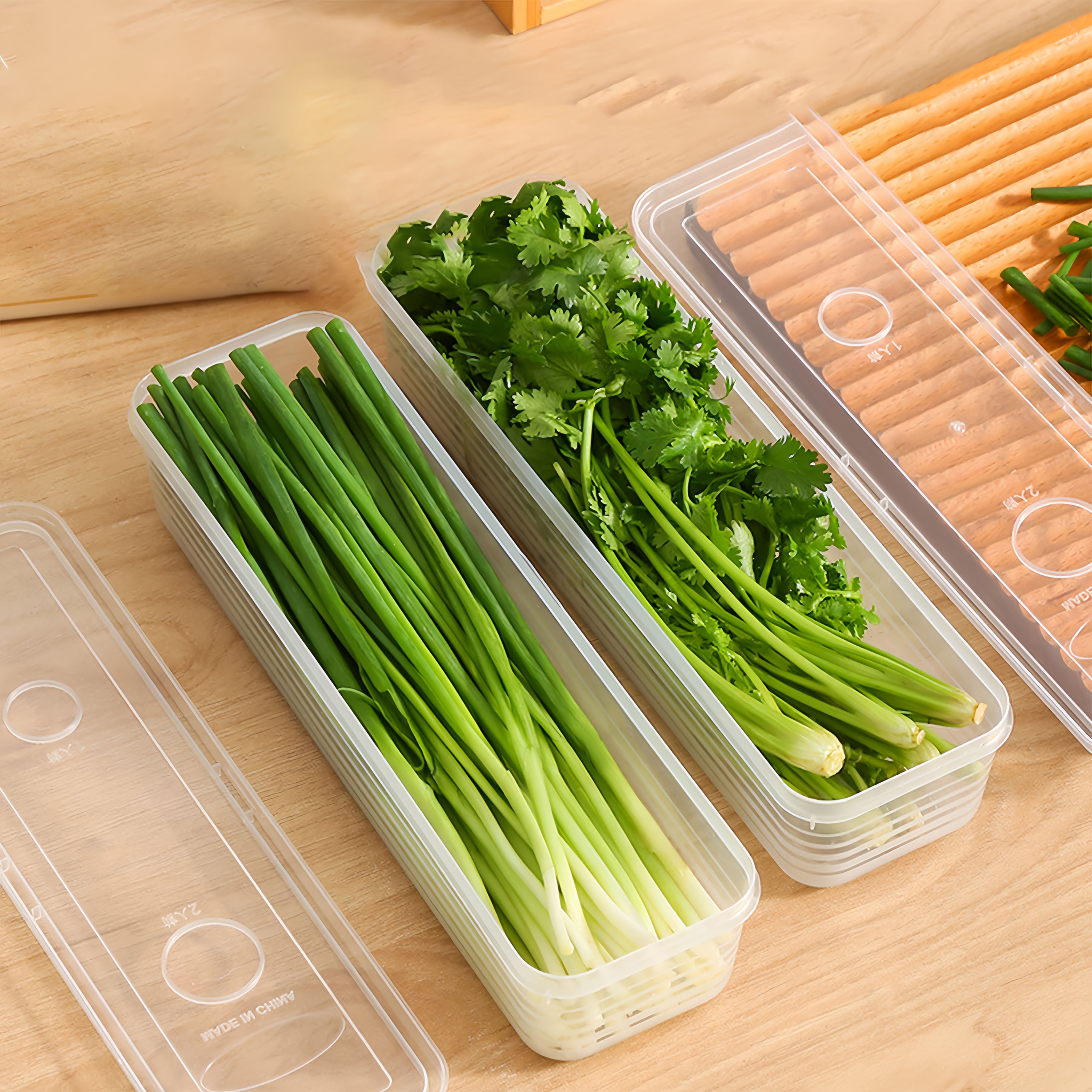 2/4/6pcs Food Vegetable Storag - Food Storage For Refrigerator recension och pris