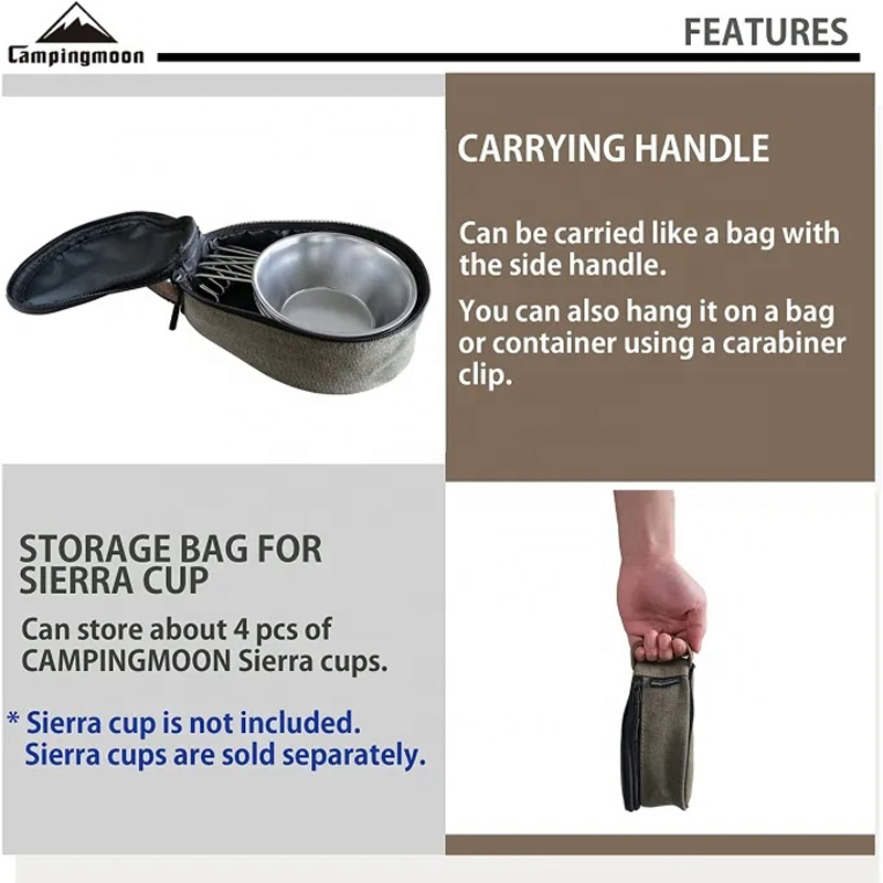 CAMPINGMOON S220-B Canvas Mini - Food Storage Hiking recension och pris