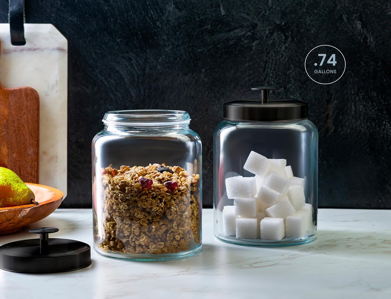 Glass Kitchen Canister Set, Fo - Food Storage Kitchen Container Set recension och pris