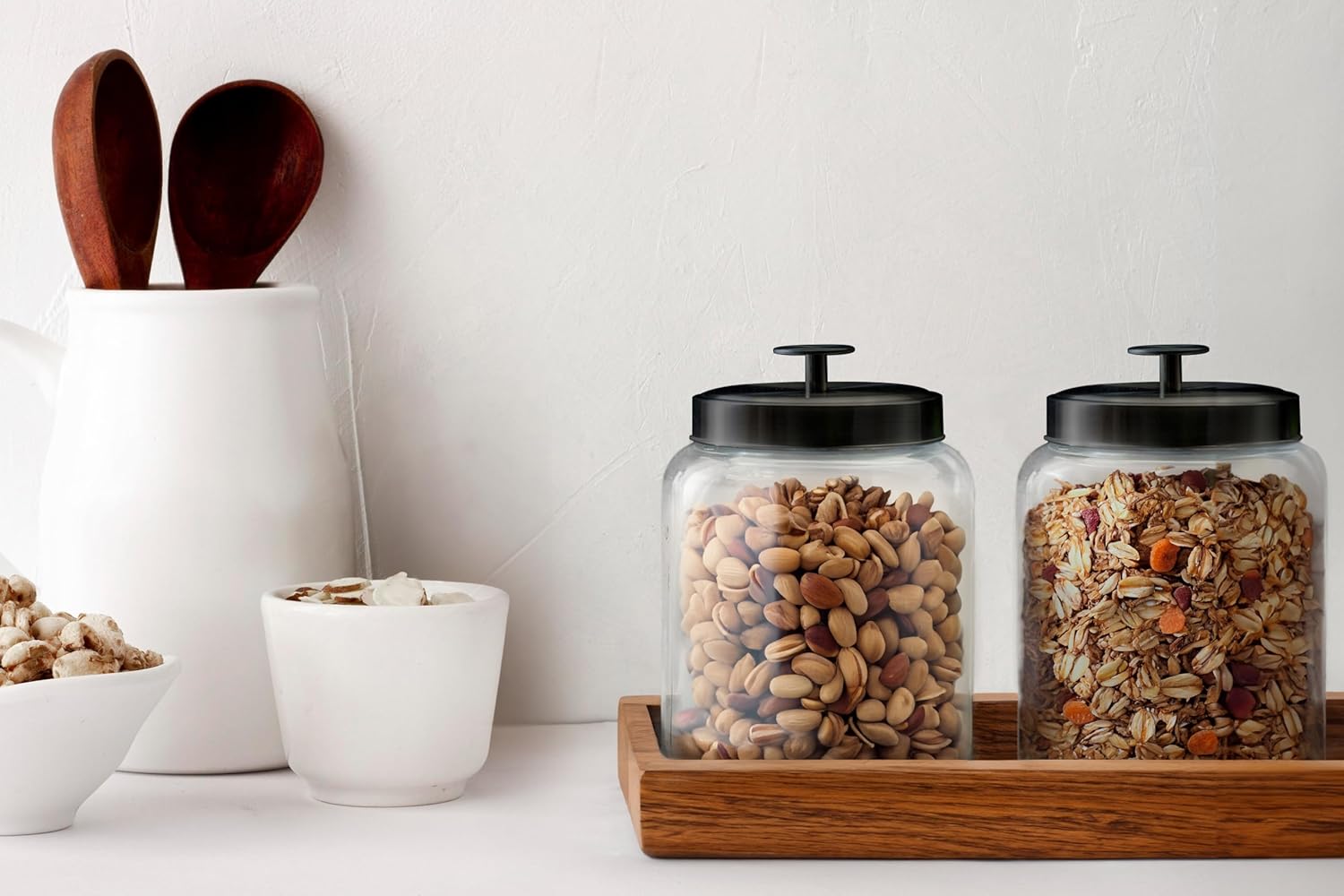 Glass Kitchen Canister Set, Fo - Food Storage Kitchen Container Set recension och pris