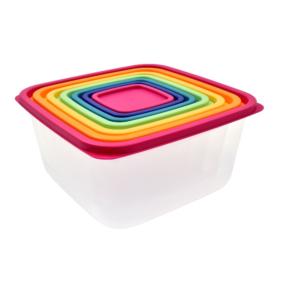 Plastic Rainbow Food Storage S - Best Food Storage recension och pris
