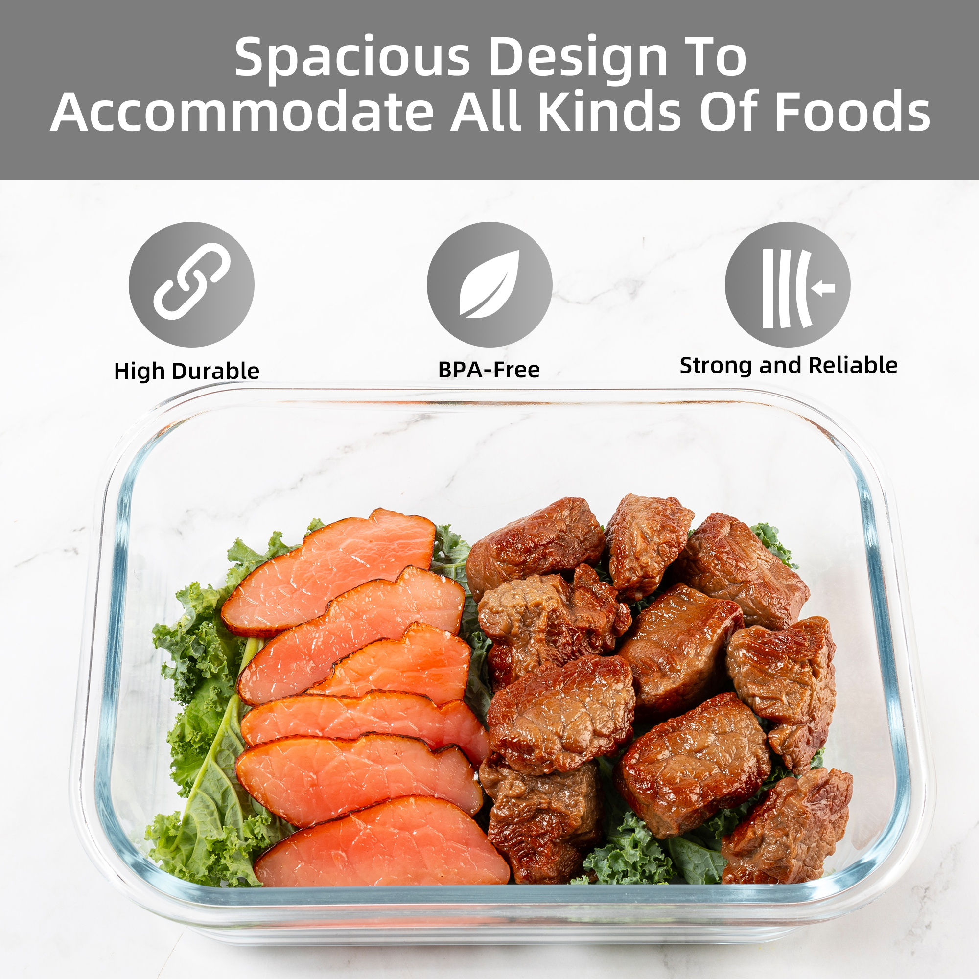 16-Piece Glass Food Storage Co - Food Storage Bowls recension och pris