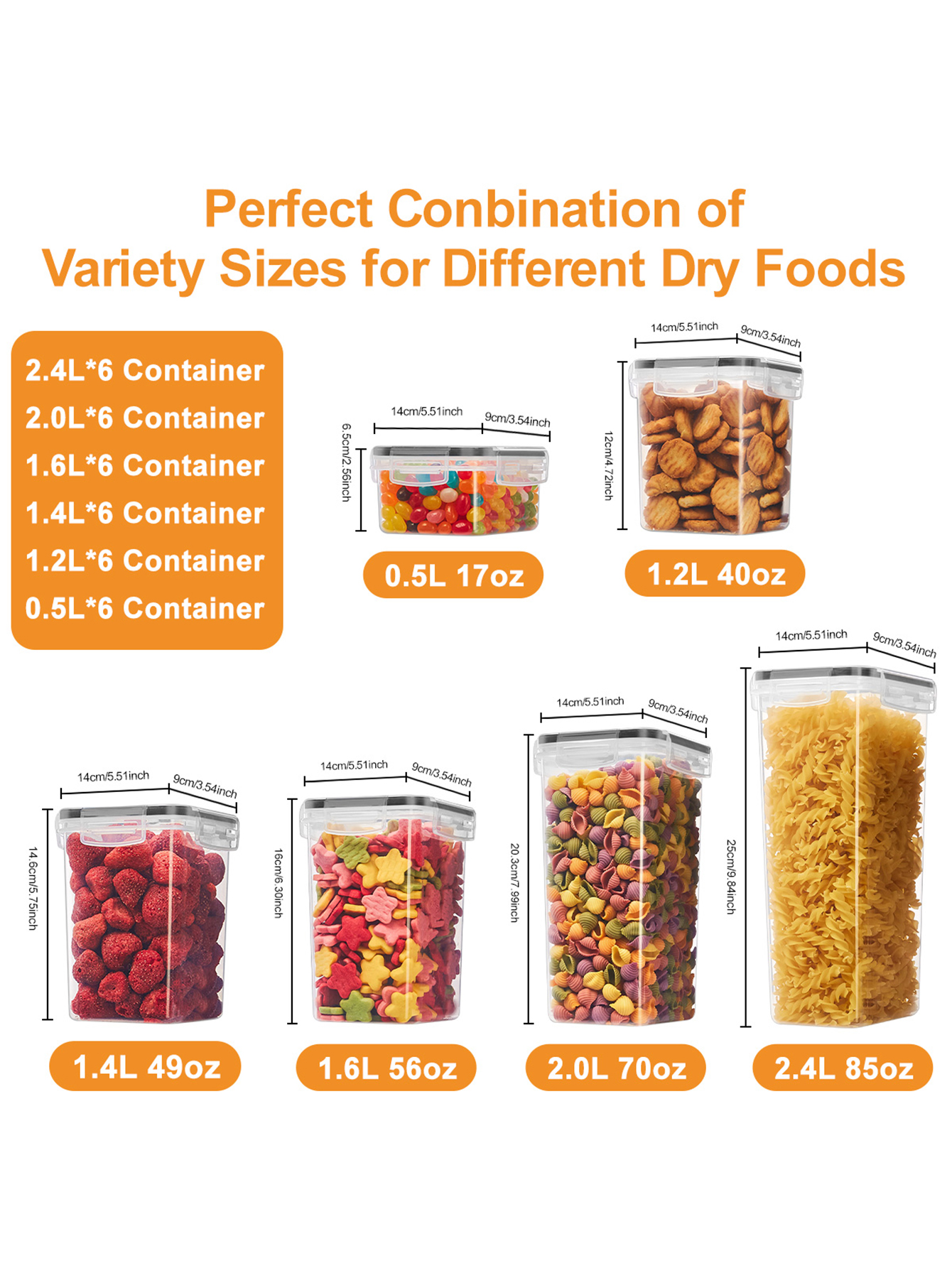 36PCS-Closed food storage cont - Food Storage Plastic recension och pris