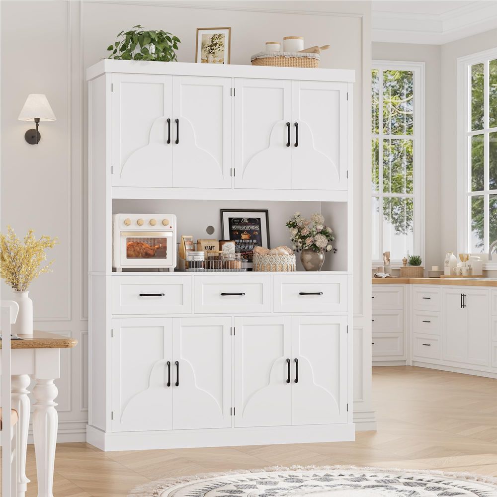 76 Tall Kitchen Pantry Storage - Food Storage Kitchen Cabinet recension och pris