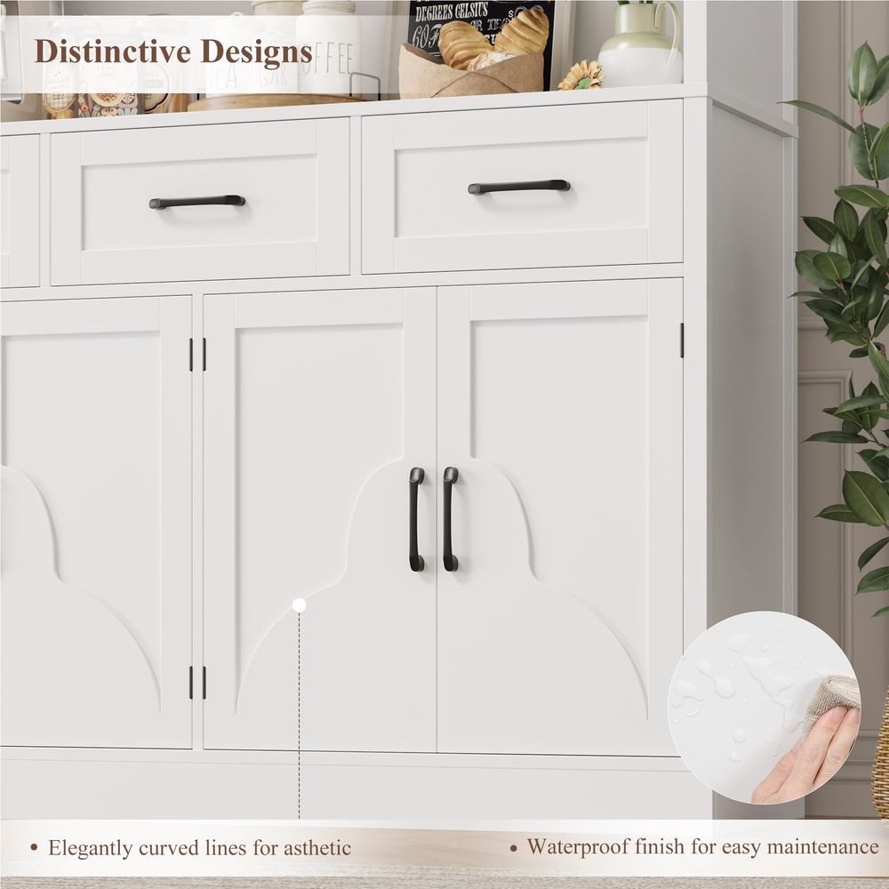 76 Tall Kitchen Pantry Storage - Food Storage Kitchen Cabinet recension och pris