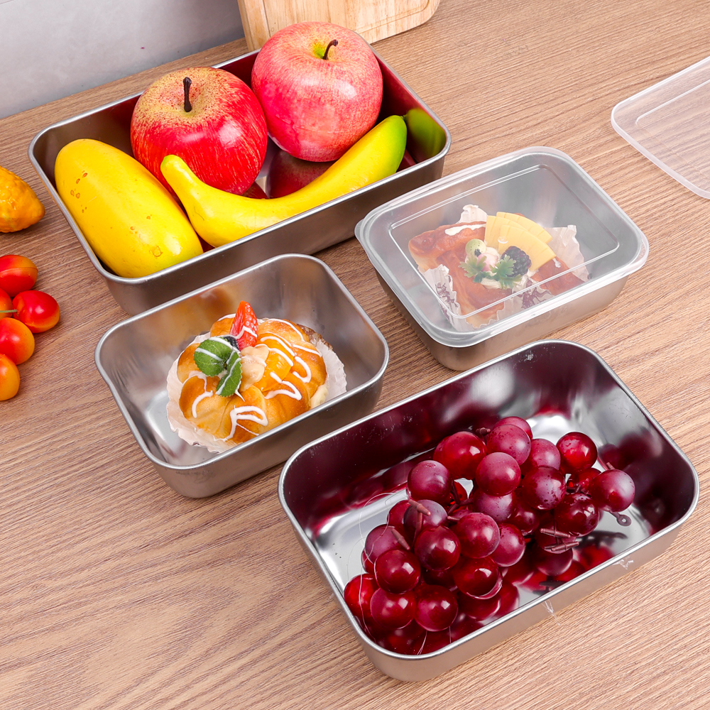 Stainless Steel Food Storage B - Food Storage Box Set recension och pris