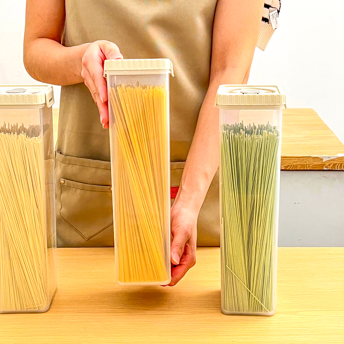 Noodles Sealed Storage Box Wit - Food Storage Box Set recension och pris