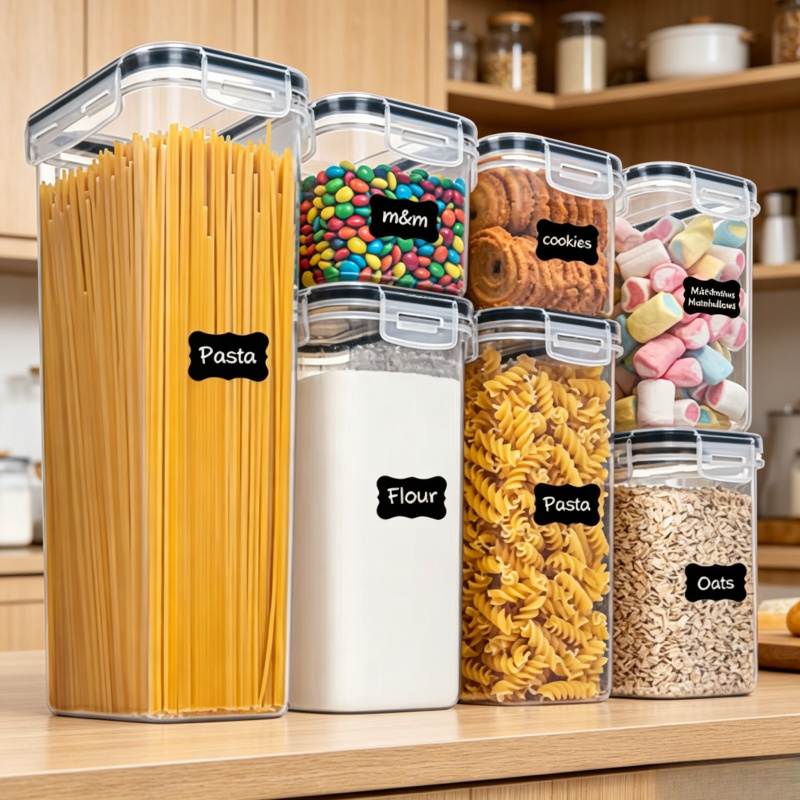 7Pcs Kitchen Food Storage Cont - Food Storage Kitchen Container Set recension och pris