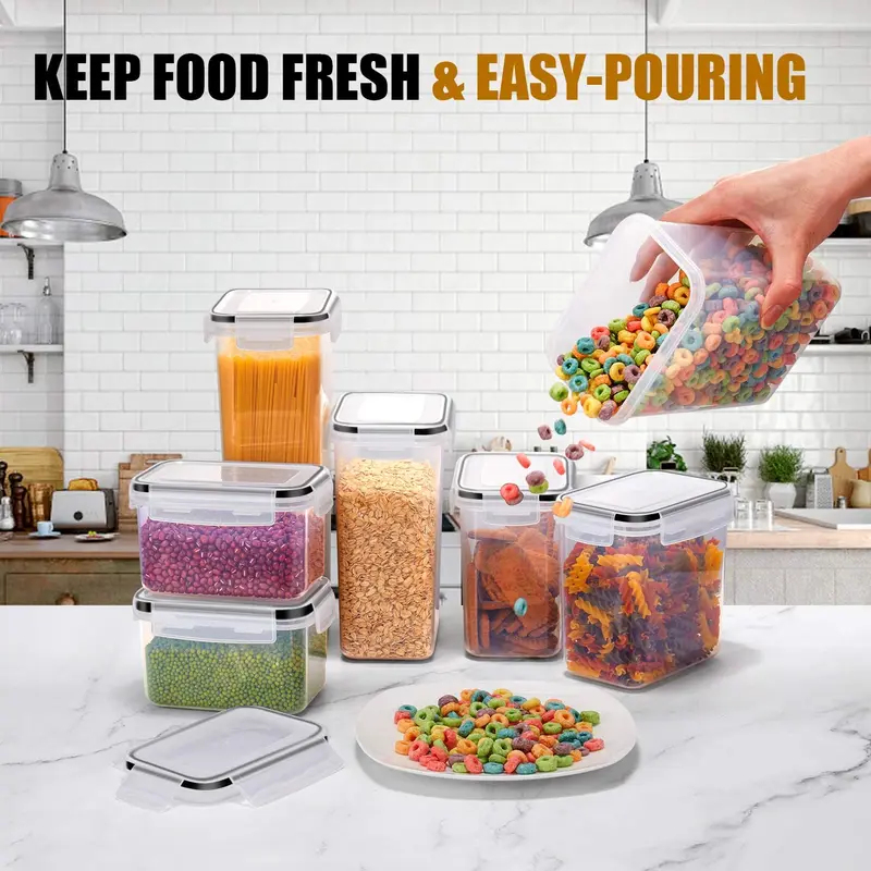 7Pcs Kitchen Food Storage Cont - Food Storage Kitchen Container Set recension och pris