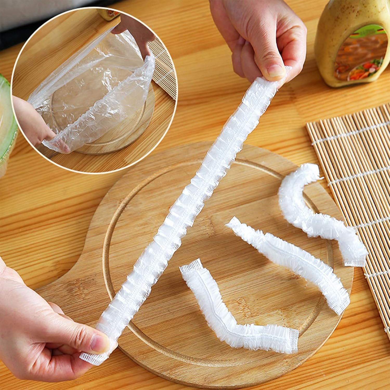 300PCS Elastic Food Covers, St - Food Storage Bowls recension och pris