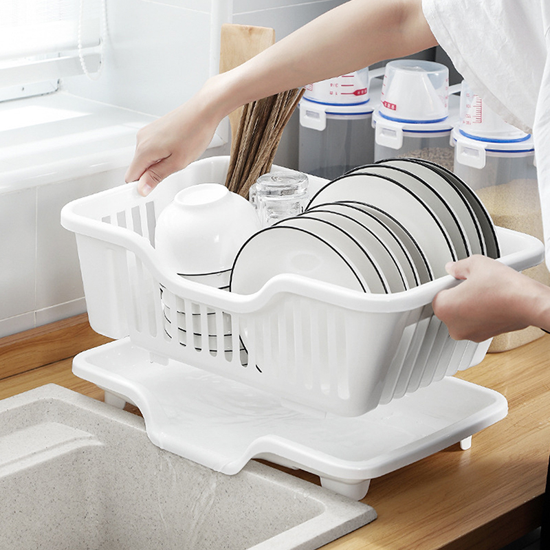 Plastic Bowl Rack Water Filter - Food Storage Cabinet For Kitchen recension och pris