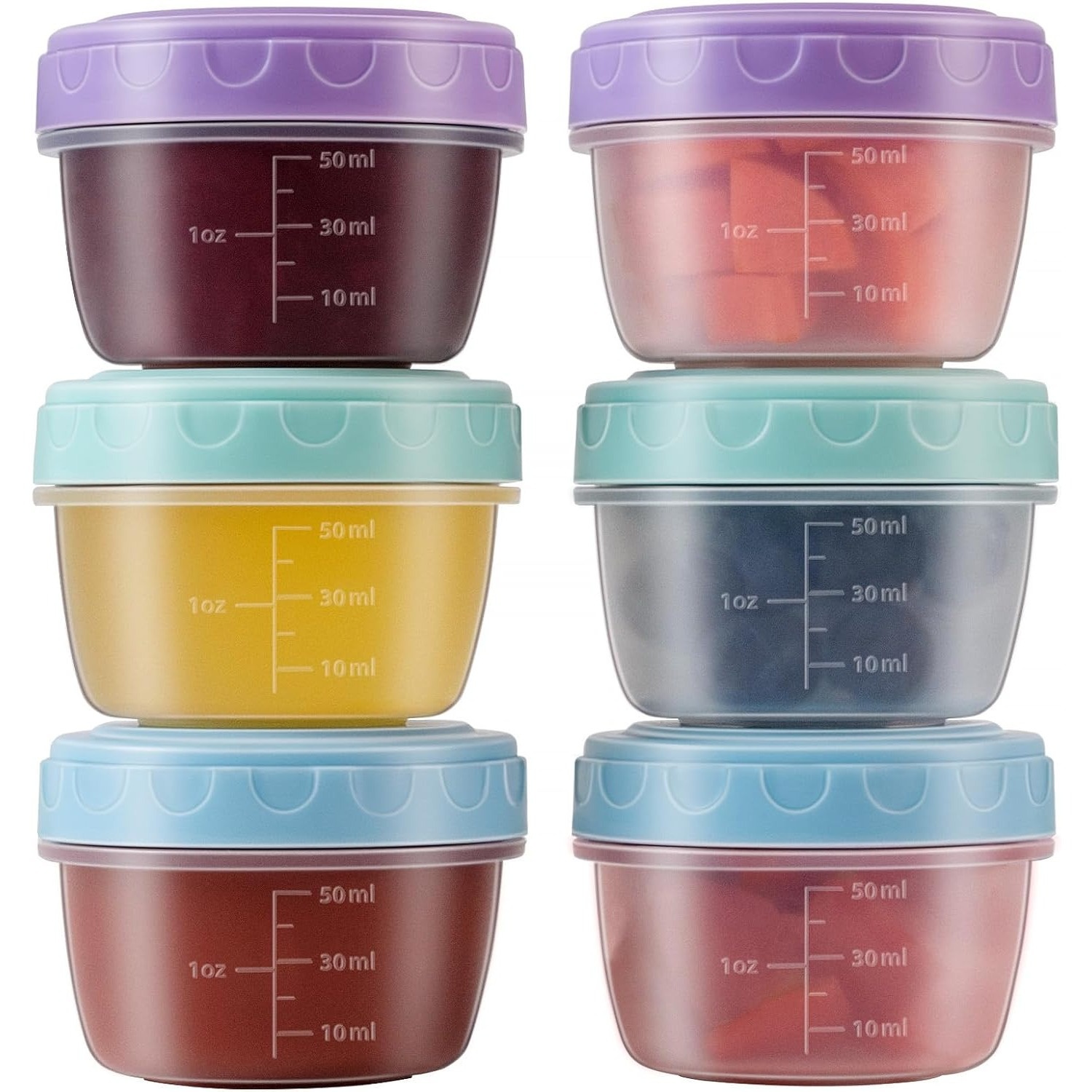 1-6 Pack 2.7 OZ Salad Dressing - Food Storage Bowls recension och pris