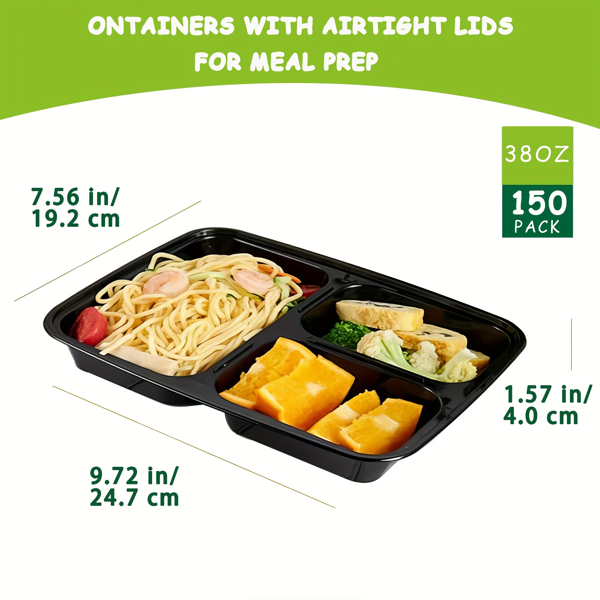 300pcs Meal Prep Containers 15 - Food Storage Prep Containers recension och pris