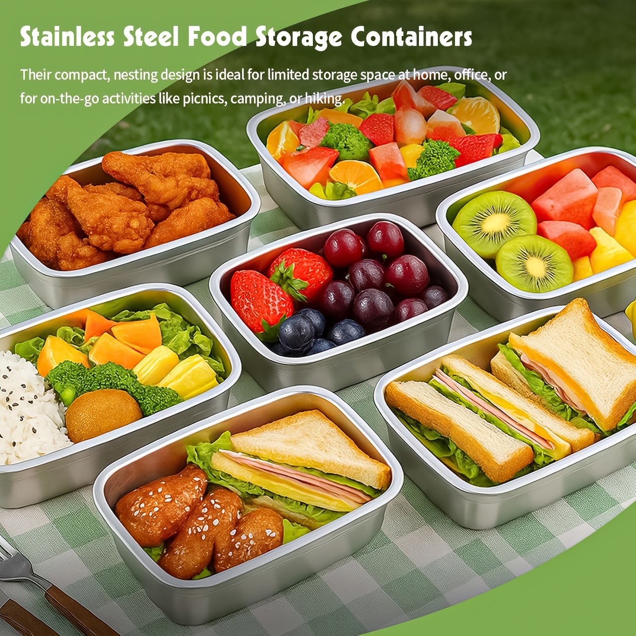10-Piece Stainless Steel Food  - Food Storage In Restaurant recension och pris