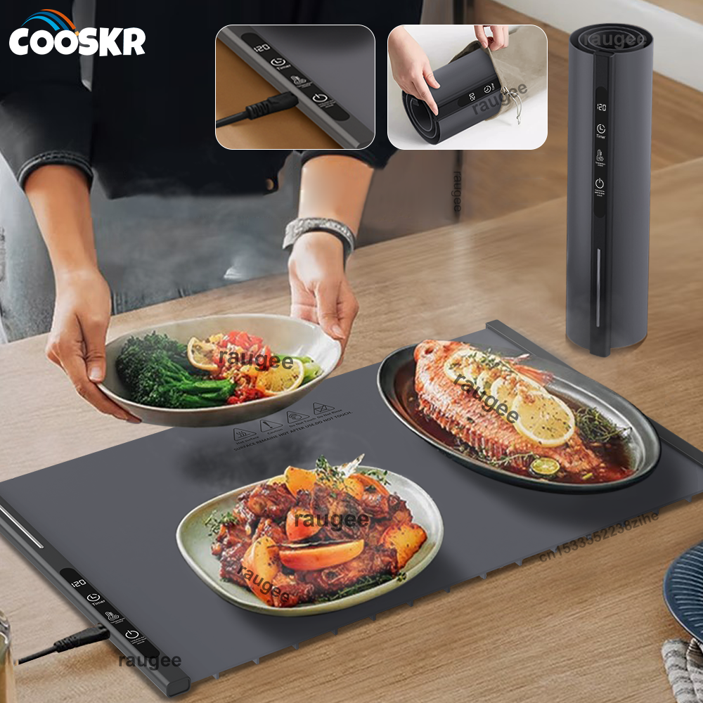 Electric Food Warmer Plate Fol - Portable Food Warmer recension och pris