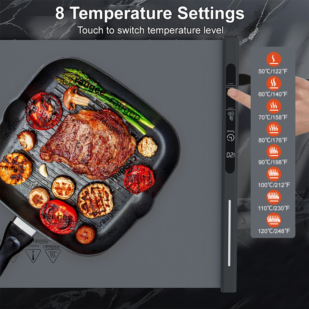 Electric Food Warmer Plate Fol - Portable Food Warmer recension och pris