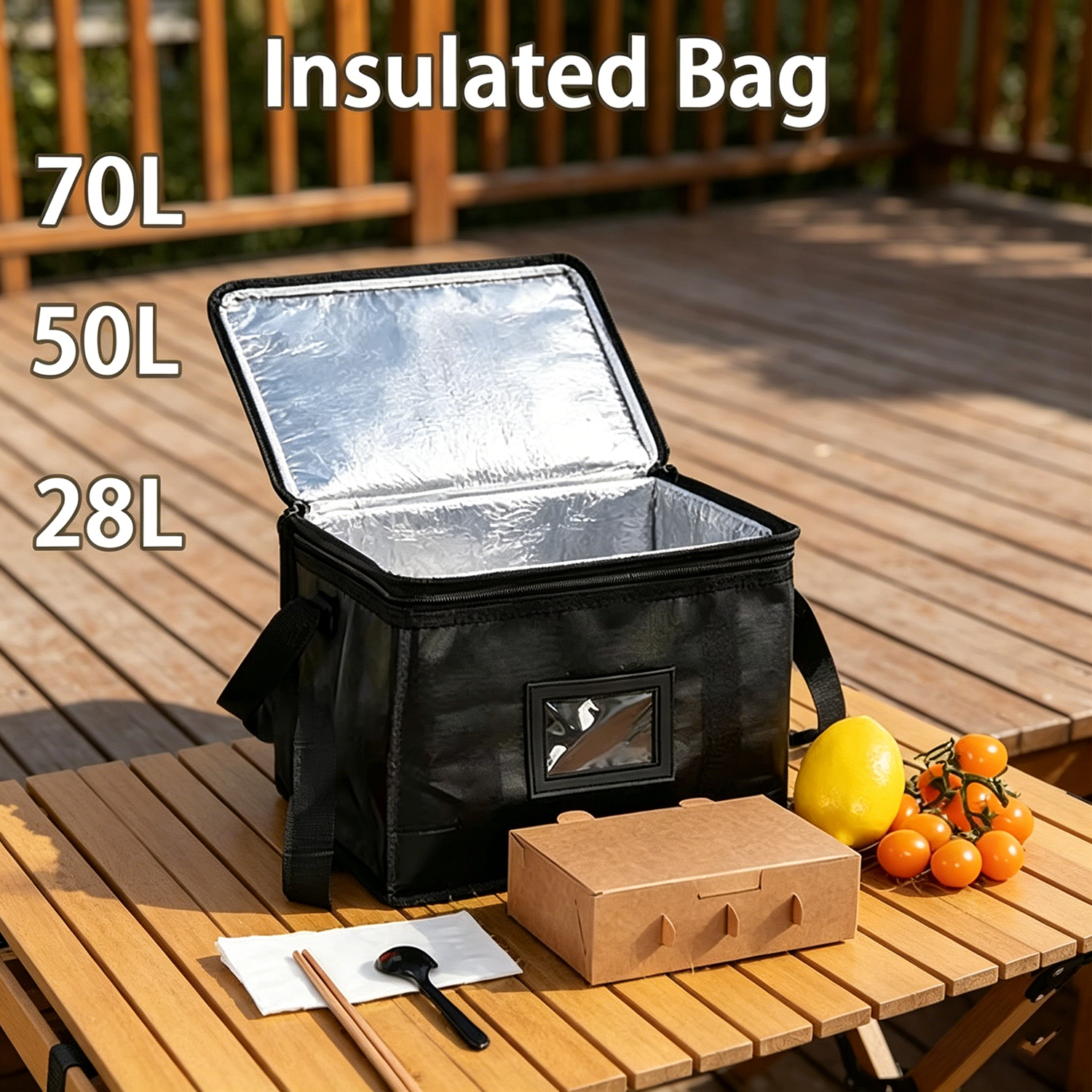 Insulated Thermal Cooler Bag T - Food Storage Hiking recension och pris