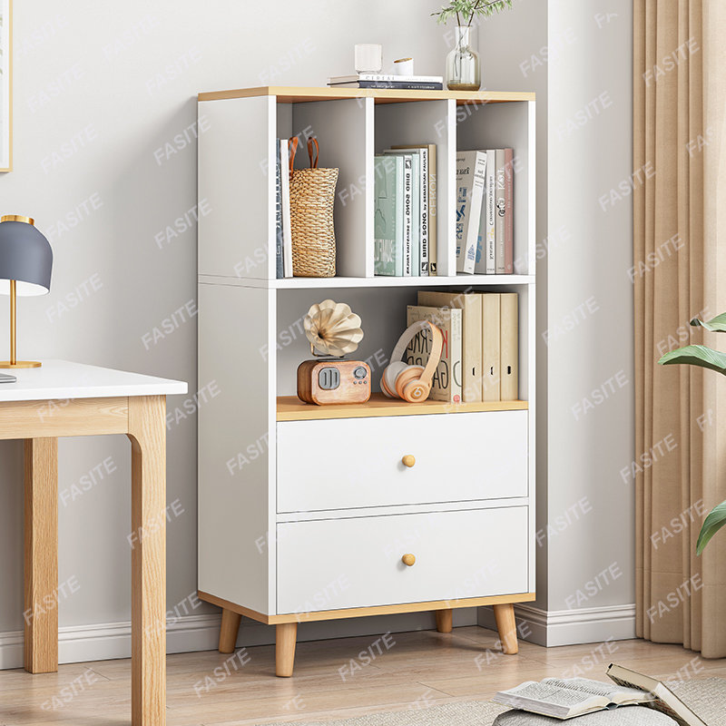 White bookshelf shelf floor to - Food Storage Locker recension och pris