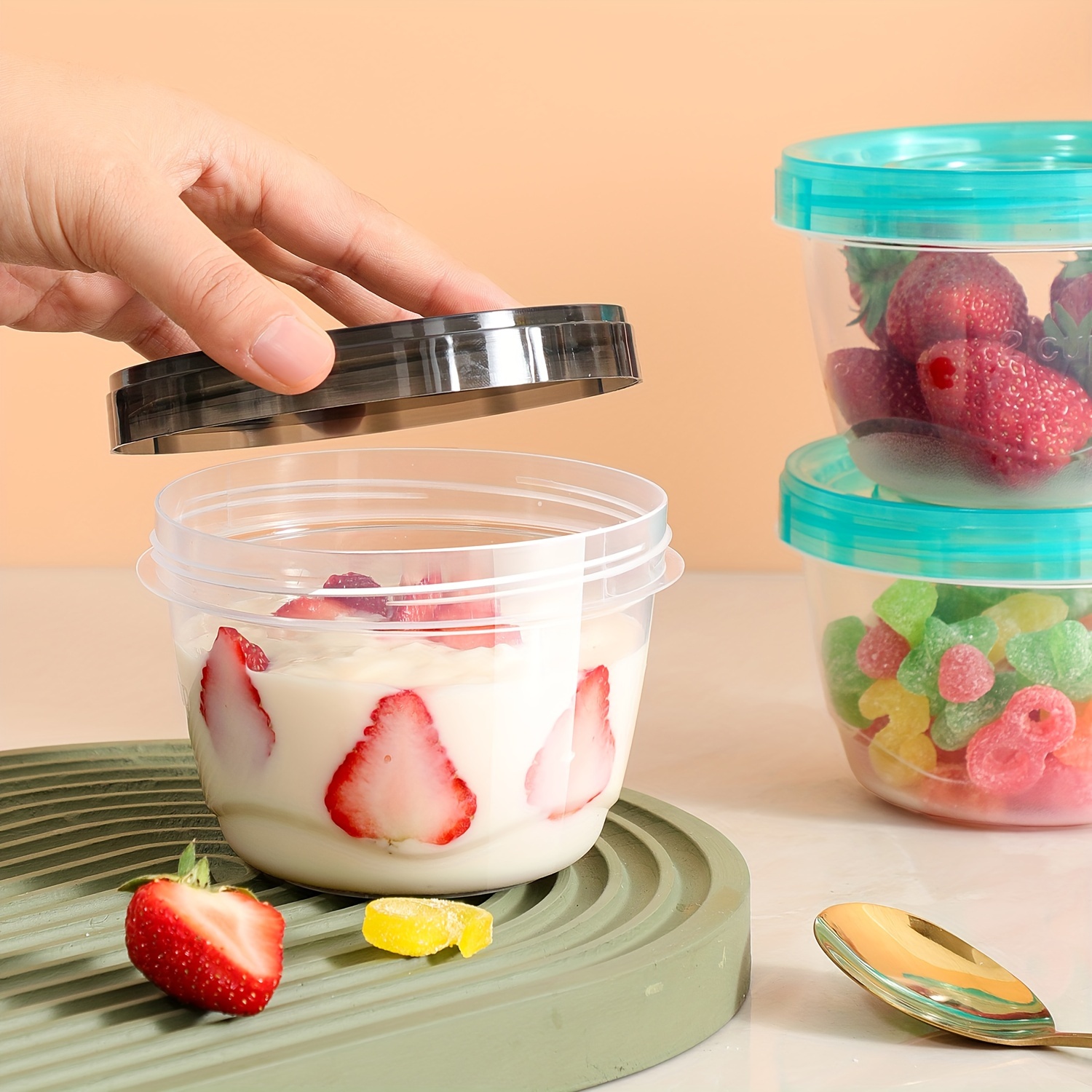 2 Transparent Sealed Food Stor - Food Storage Box Set recension och pris