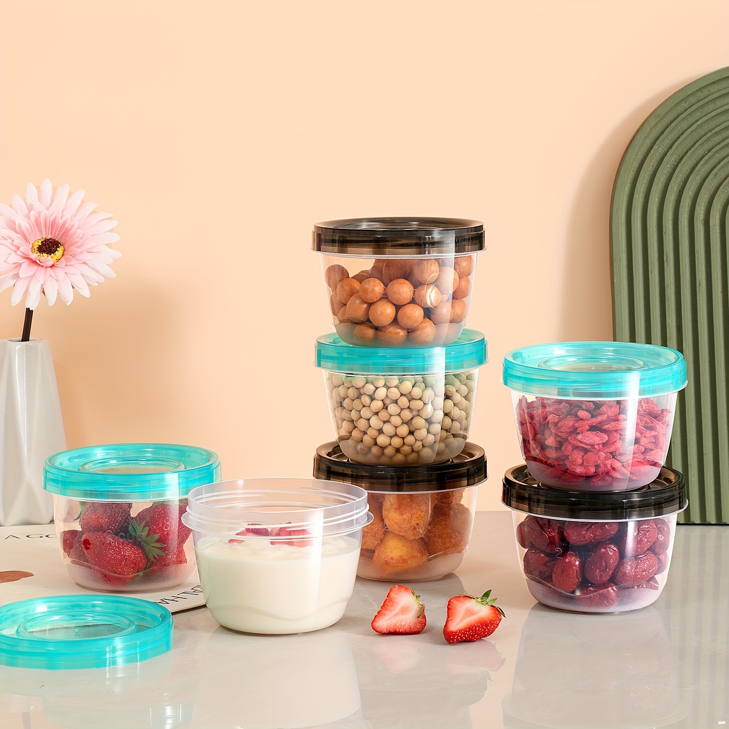 2 Transparent Sealed Food Stor - Food Storage Box Set recension och pris