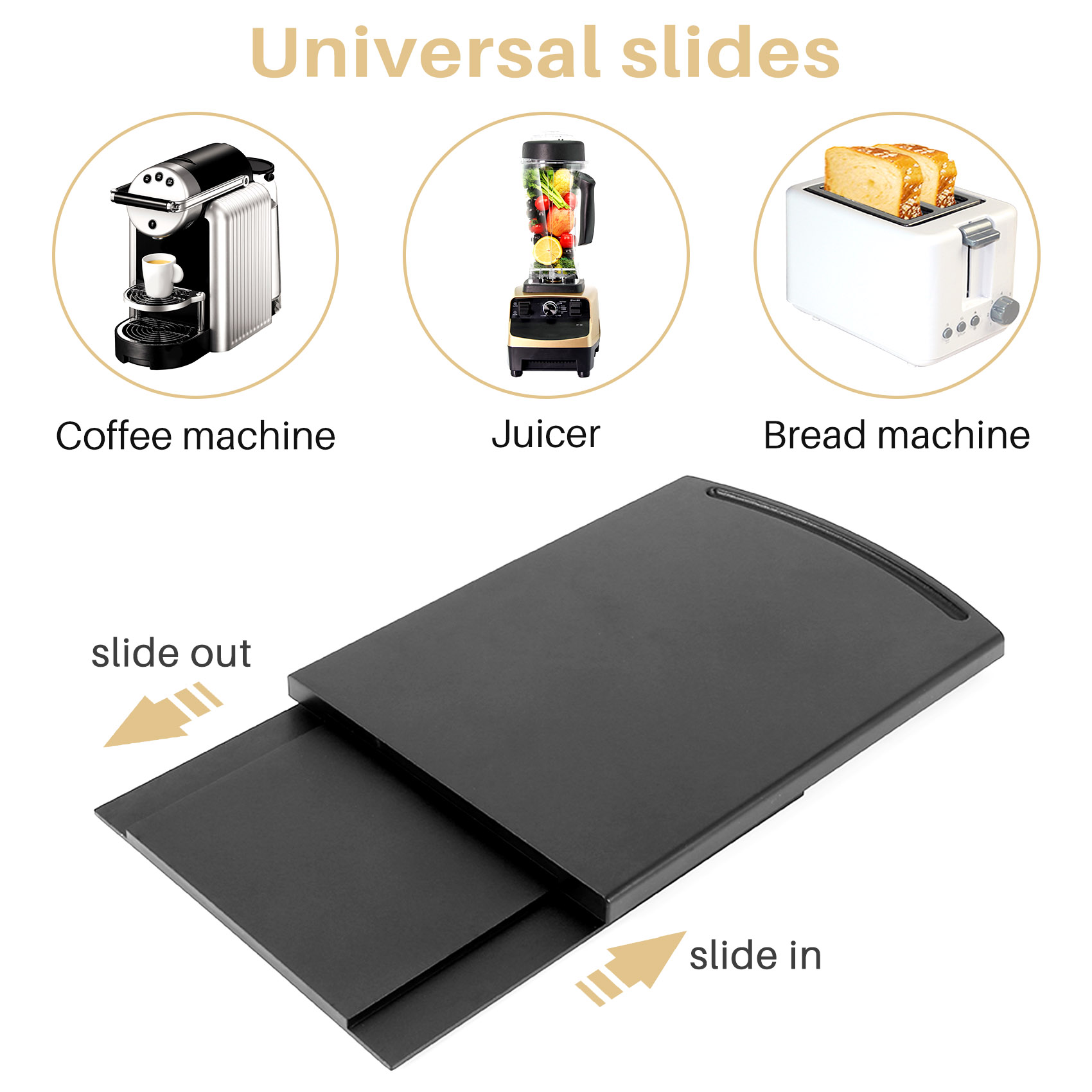 AT84-Kitchen Sink Sliding Coff - Food Storage Kitchen Cabinet recension och pris