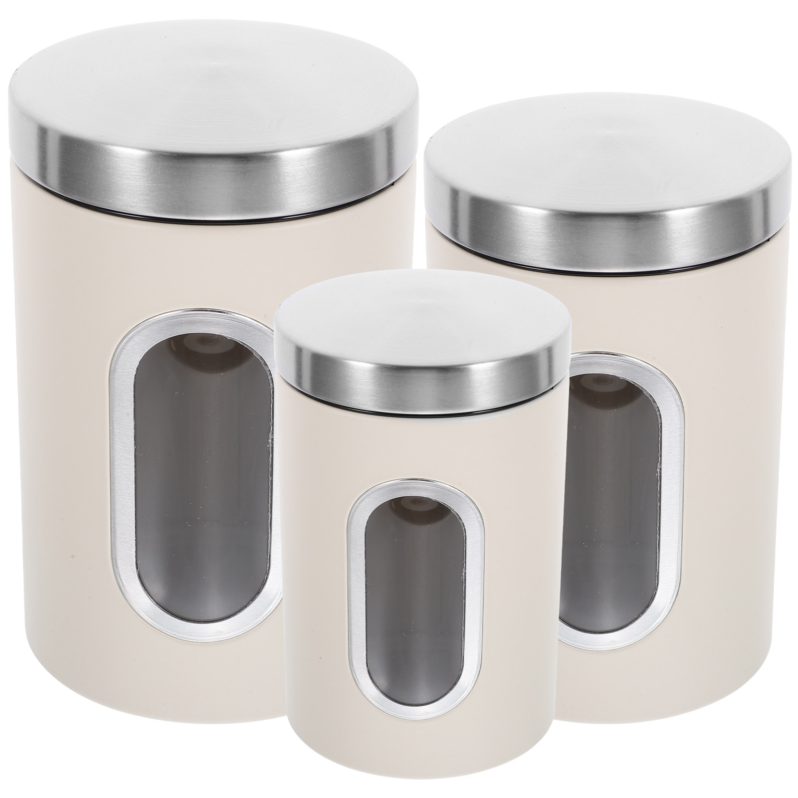 3Pcs Storage Jar Set Airtight  - Food Storage Kitchen Container Set recension och pris