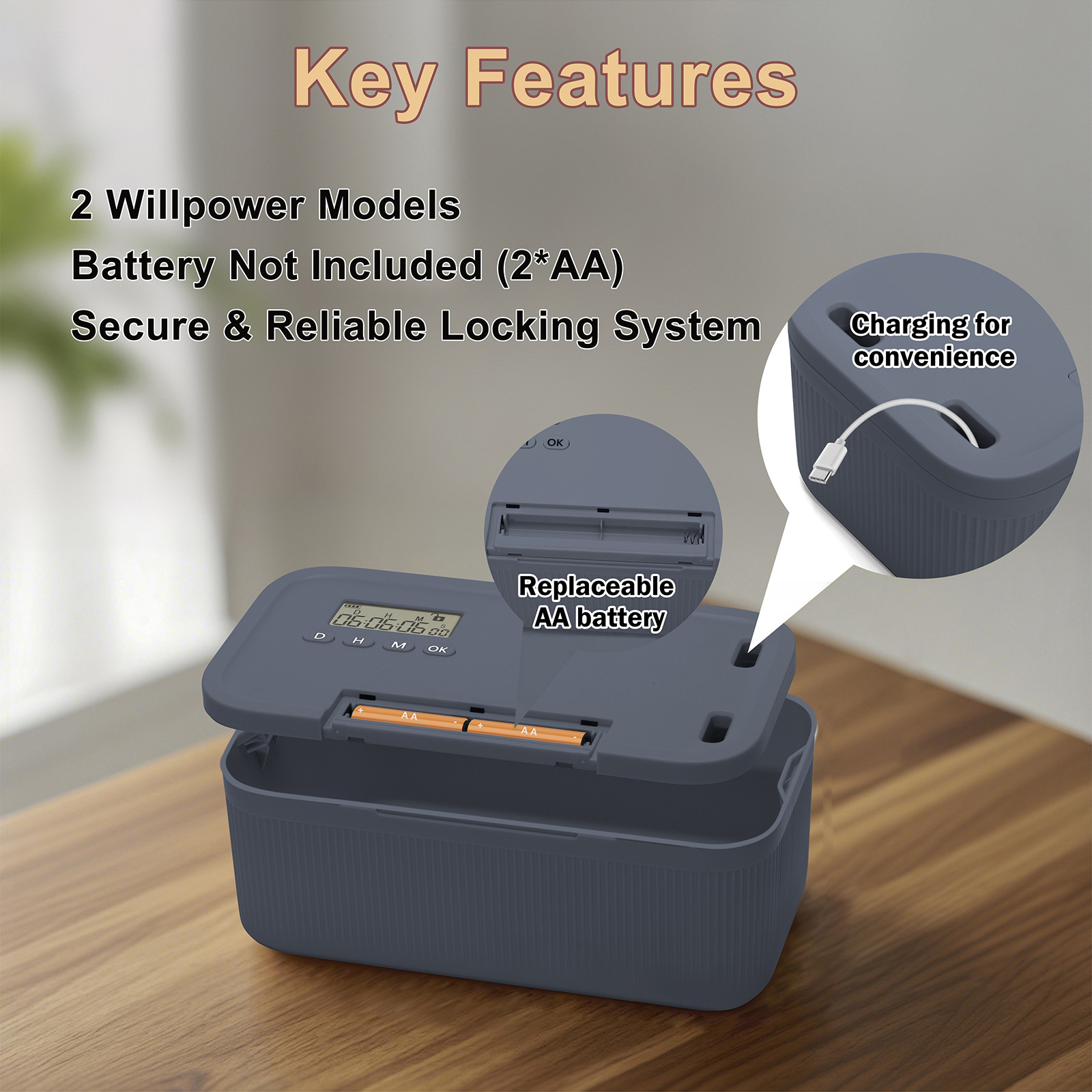 Lock Box with Timer Phone Lock - Food Storage Locker recension och pris