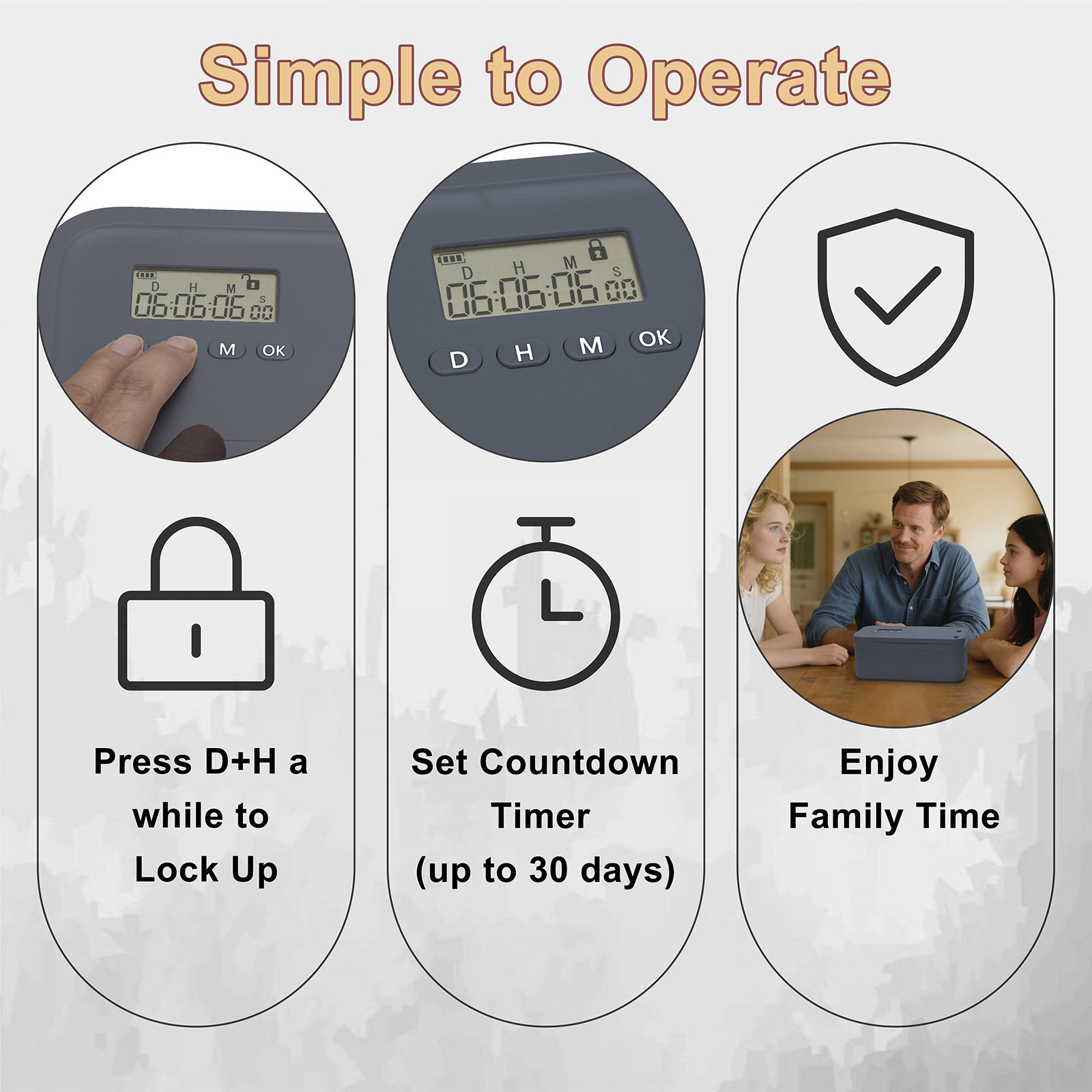 Lock Box with Timer Phone Lock - Food Storage Locker recension och pris