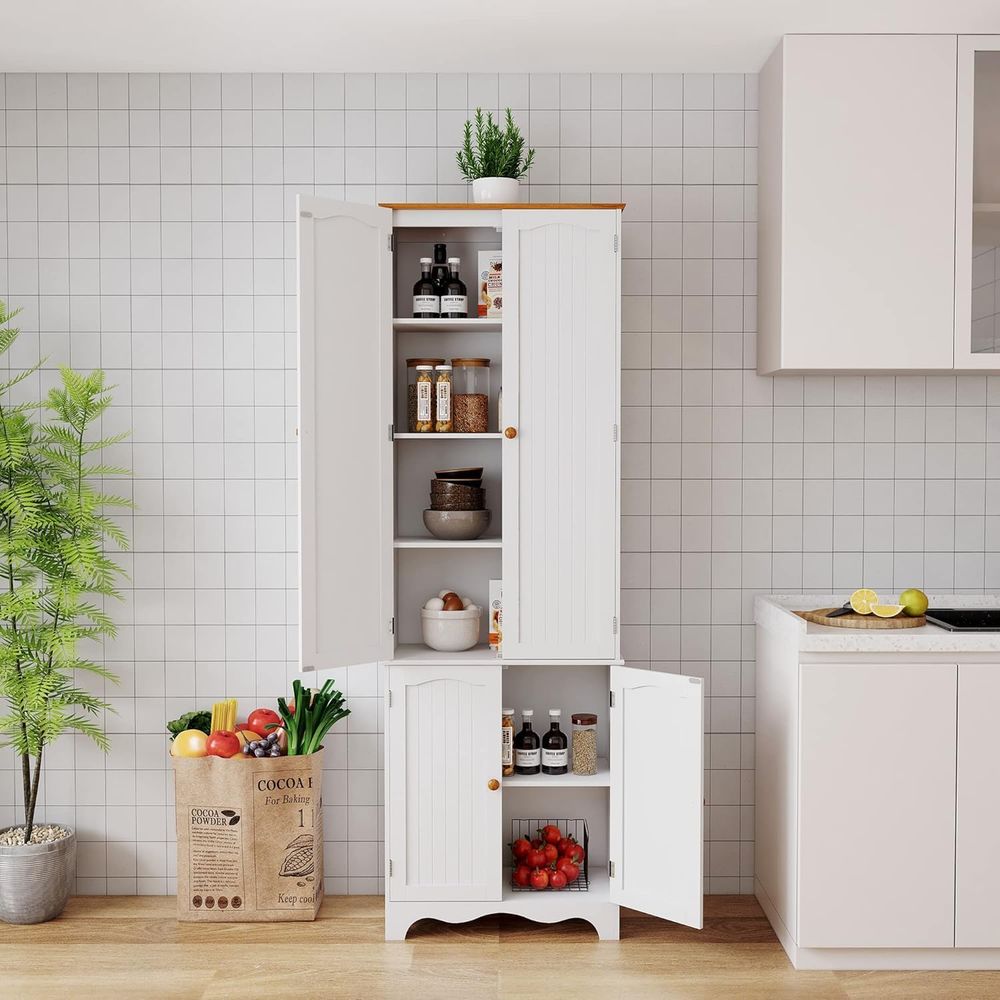 72 Tall Kitchen Pantry Cabinet - Food Storage Kitchen Cabinet recension och pris