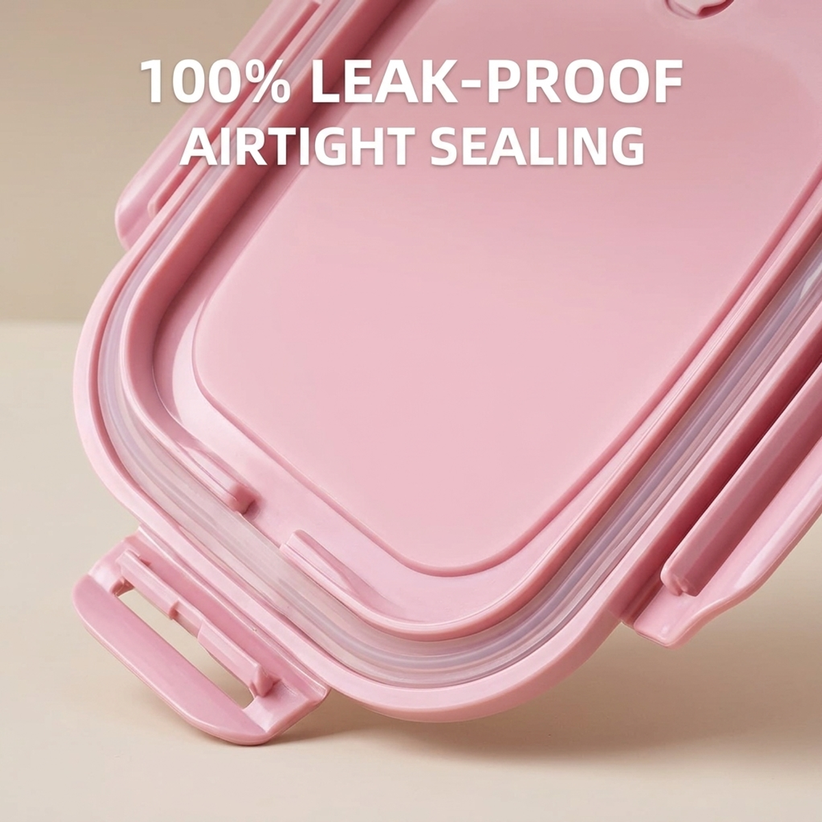 Pink Glass Bento Lunch Box,Com - Food Storage Prep Containers recension och pris
