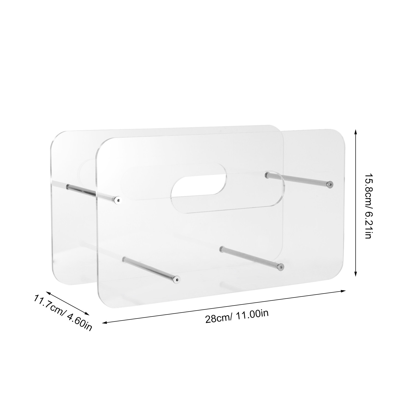 Paper Plate Dispenser Transpar - Food Storage Kitchen Cabinet recension och pris