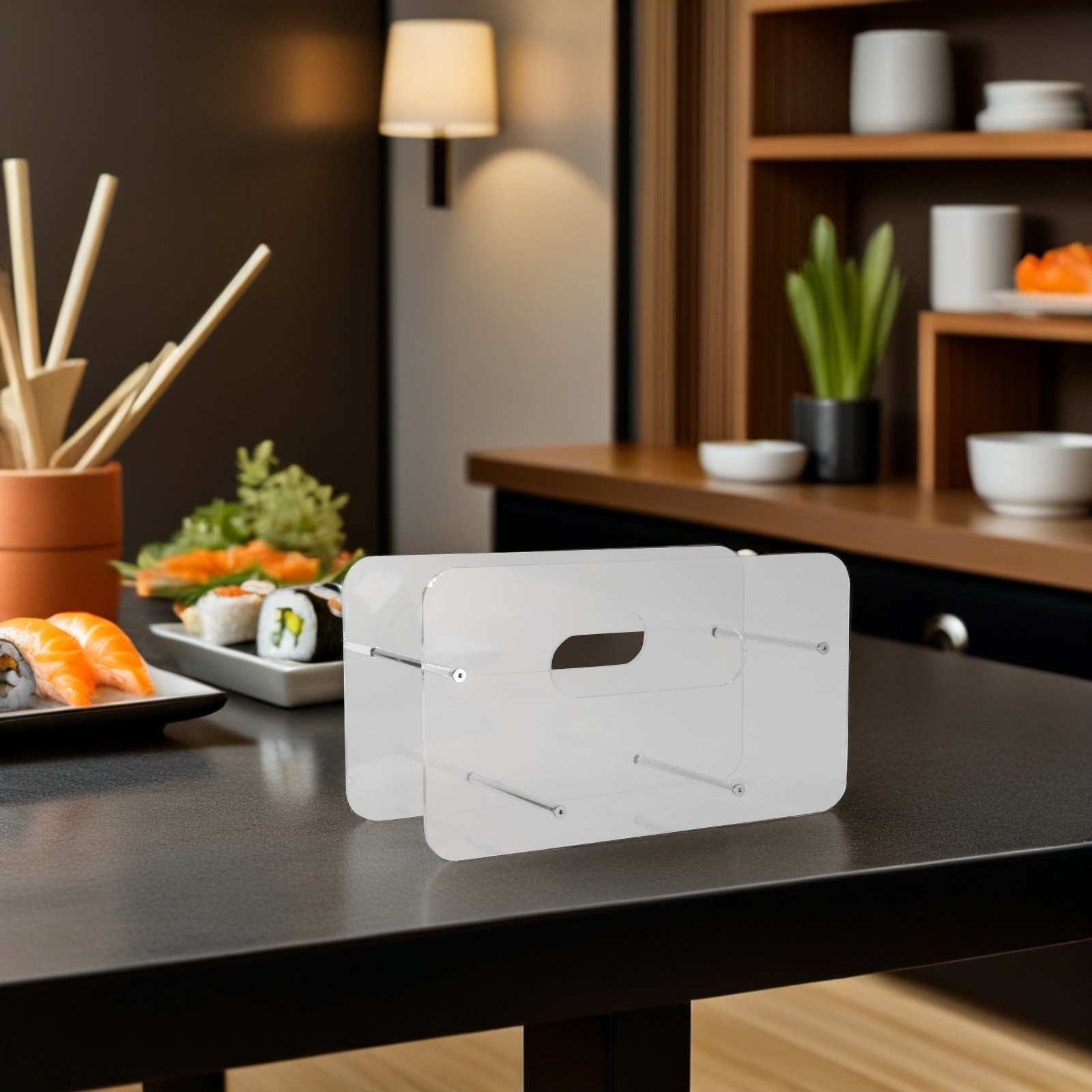 Paper Plate Dispenser Transpar - Food Storage Kitchen Cabinet recension och pris