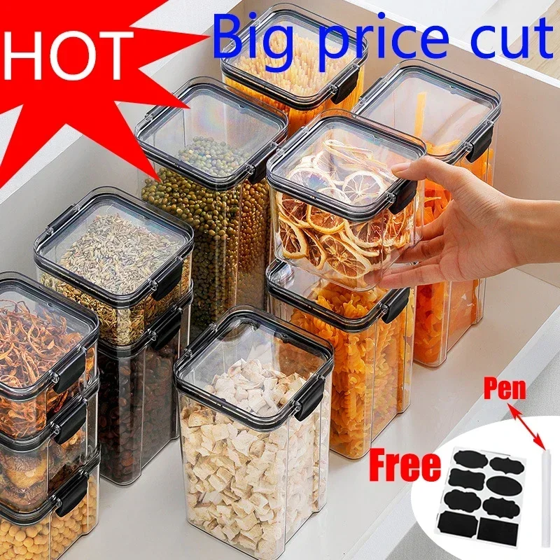 460-1800ml Sets Stackable Kitc - Food Storage Kitchen Container Set recension och pris