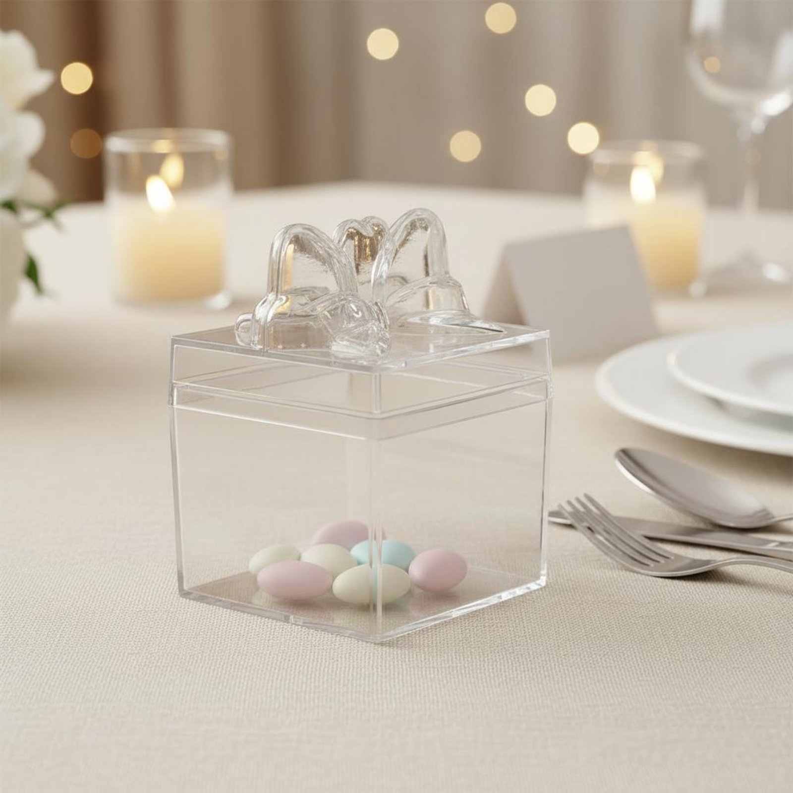 Clear Plastic Candy Box with R - Food Storage Plastic recension och pris