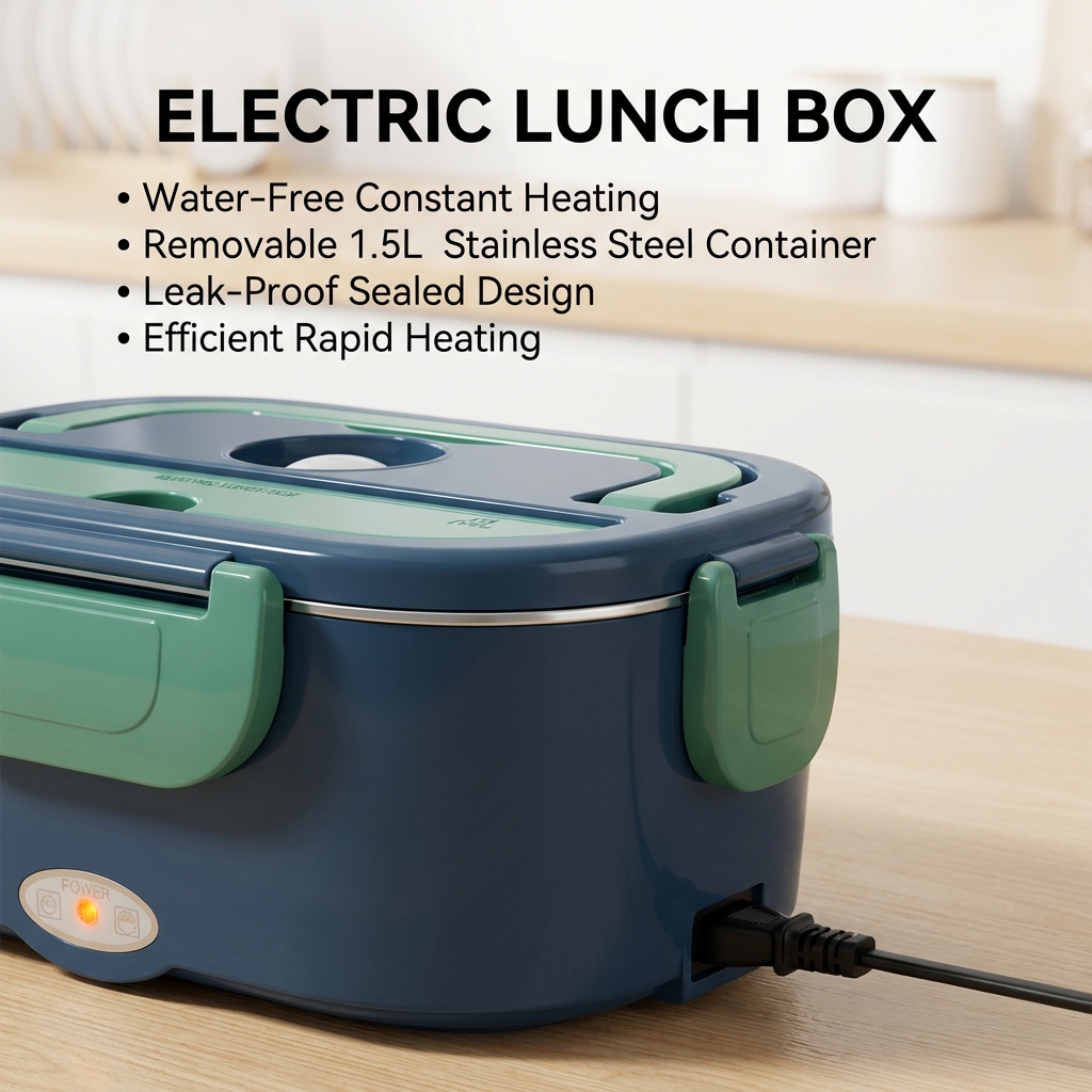 1.5L 60W Electric Portable Lun - Portable Food Warmer recension och pris