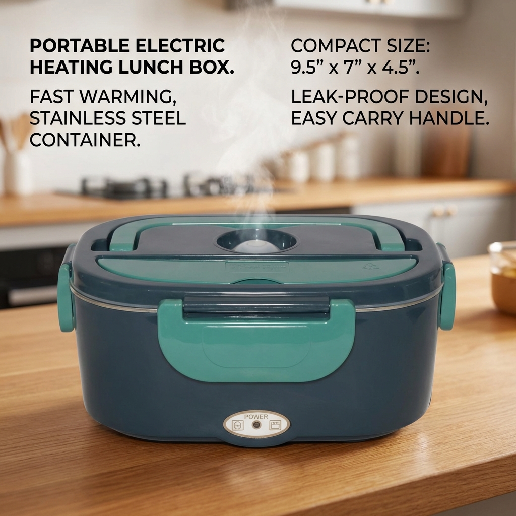 1.5L 60W Electric Portable Lun - Portable Food Warmer recension och pris